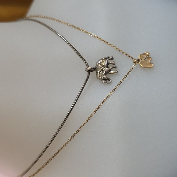 x2 Elephant Necklaces - Picture 2 of 8